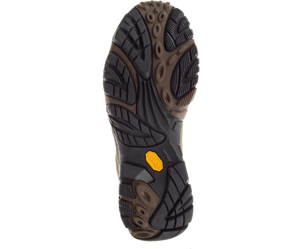 Merrell Støvler Herre - Moab Adventure Mid Waterproof Wide Width - Brune - TCI924563